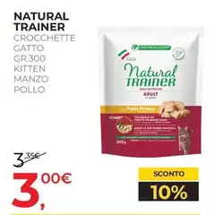 Natural - Trainer Crocchette Gatto Gr.300 Kitten Manzo Pollo Natural - Trainer Crocchette Gatto Gr.300 Kitten Manzo Pollo