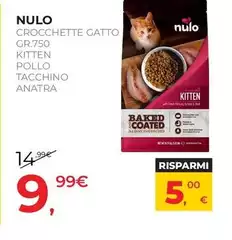 Crocchette Gatto Gr.750 Kitten Pollo Tacchino Anatra Crocchette Gatto Gr.750 Kitten Pollo Tacchino Anatra