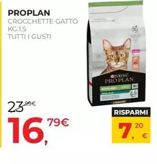 Pro Plan - Crocchette Gatto Kg.1.5 Tutti I Gusti Pro Plan - Crocchette Gatto Kg.1.5 Tutti I Gusti