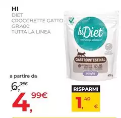 Linea - Diet Crocchette Gatto Gr.400 Tutta La Linea - Diet Crocchette Gatto Gr.400 Tutta La