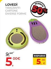 Tiragraffi Cartone Diverse Forme