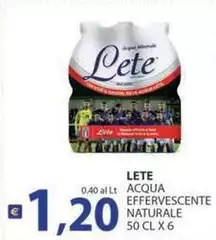 Lete - Acqua Effervescente Naturale