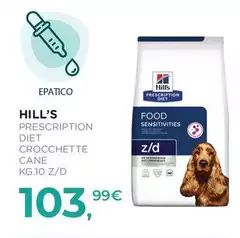 Hill's - Prescription Diet Crocchette Cane Kg.10 Z/d