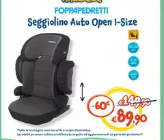 Foppapedretti - Seggiolino Auto Open I-Size Foppapedretti - Seggiolino Auto Open I-Size