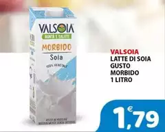 Valsoia - Latte Di Soia Gusto Morbido Valsoia - Latte Di Soia Gusto Morbido