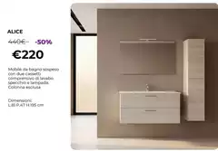 Mobile Da Baston Sospecso Compresa Di Lavabo Secco Invisible D'Albaba Colom Acilisa