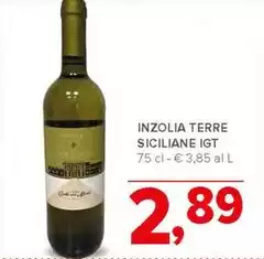 Terre siciliane - Inzolia Terre Siciliane IGT Terre siciliane - Inzolia Terre Siciliane IGT