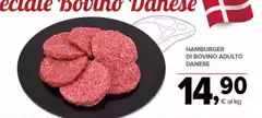 Hamburger Di Bovino Adulto Danese