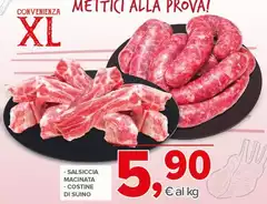 Salsiccia Macinata/ Costine Di Suino