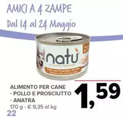 Alimento Per Cane Pollo E Prosciutto