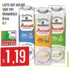 Granarolo - Latte UHT Accadi