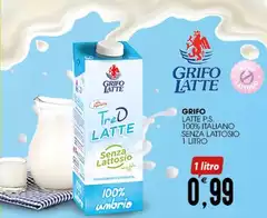 Grifo - Latte Senza Lattosio Grifo - Latte Senza Lattosio