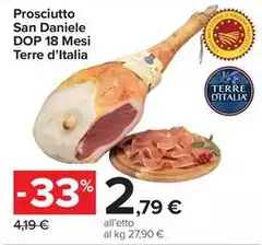 Terre d'Italia - Prosciutto San Daniele DOP 18 Mesi