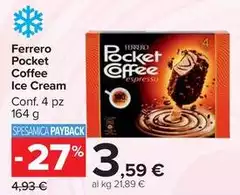 Ferrero - Pocket Coffee Ice Cream Ferrero - Pocket Coffee Ice Cream