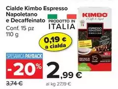 Kimbo - Cialde Espresso Napoletano E Decaffeinato