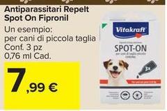 Vitakraft - Antiparassitari Repelt Spot On Vitakraft - Antiparassitari Repelt Spot On
