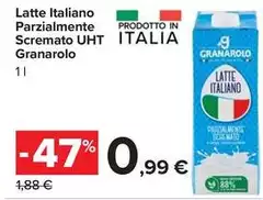 Granarolo - Latte Italiano Parzialmente Scremato UHT