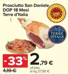 Terre d'Italia - Prosciutto San Daniele DOP 18 Mesi Terre d'Italia - Prosciutto San Daniele DOP 18 Mesi