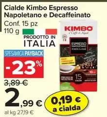 Kimbo - Cialde Espresso Napoletano E Decaffeinato