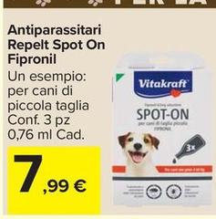 Vitakraft - Antiparassitari Repelt Spot On Vitakraft - Antiparassitari Repelt Spot On