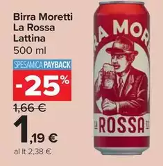 Moretti - Birra La Rossa Lattina