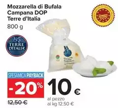 Terre d'Italia - Mozzarella Di Bufala Campana DOP
