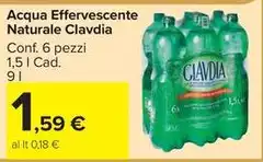 Clavdia - Acqua Effervescente Naturale Clavdia - Acqua Effervescente Naturale