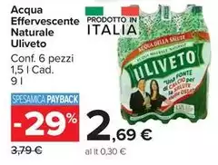 Uliveto - Acqua Effervescente Naturale Uliveto - Acqua Effervescente Naturale