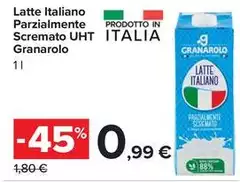 Granarolo - Latte Italiano Parzialmente Scremato UHT