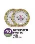 Set 2 Piatti Frutta Set 2 Piatti Frutta