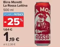 Moretti - Birra La Rossa Lattina