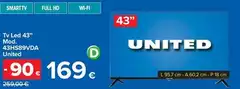 United - Tv Led 43" Mod. 43HS89VDA United - Tv Led 43" Mod. 43HS89VDA