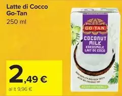 Go tan - Latte Di Cocco