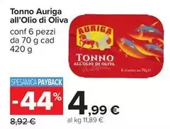 Auriga - Tonno All'Olio Di Oliva