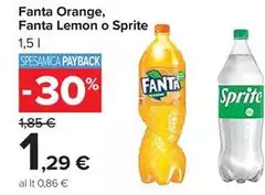 Sprite - Fanta Orange, Fanta Lemon O Sprite - Fanta Orange, Fanta Lemon O