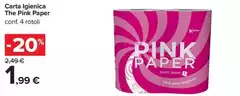 Carta Igienica The Pink Paper Carta Igienica The Pink Paper