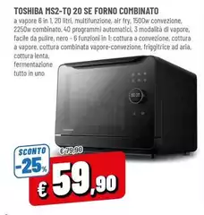 Toshiba -  MSM2-TQ 20 SE Forno Combinato