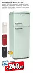 Kooper - Frigo Retro Doppia Porta