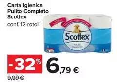 Scottex - Carta Igienica Pulito Completo Scottex - Carta Igienica Pulito Completo
