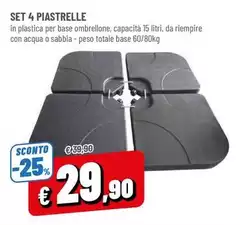Set 4 Piastrelle