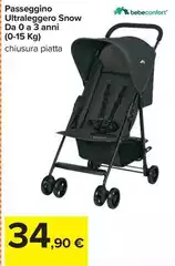 Bebe confort - Passeggino Ultralegero Snow Da O 3 Anni