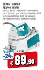 Braun - Is1013gr Ferro Caldaia