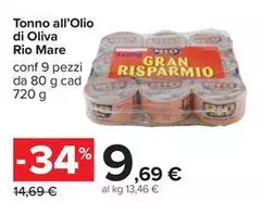 Rio Mare - Tonno All'olio Di Oliva