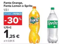 Sprite - Fanta Orange, Fanta Lemon O Sprite - Fanta Orange, Fanta Lemon O