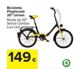 Bicicletta Pieghevole 20" Bicicletta Pieghevole 20"