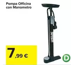 Pompa Officina Con Manómetro Pompa Officina Con Manómetro