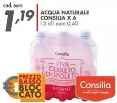 Consilia - Acqua Naturale X 6 Consilia - Acqua Naturale X 6