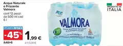 Valmora - Acqua Naturale O Frizzante