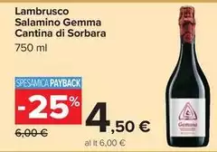 Gemma - Lambrusco Salamino