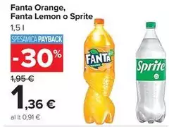 Fanta - Orange, Lemon O Sprite Fanta - Orange, Lemon O Sprite